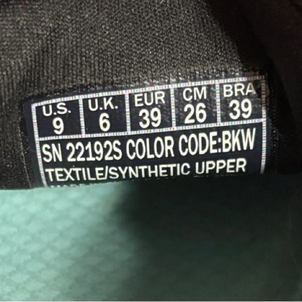 Skechers Women's Black and White Slip-On Sneakers - Picture 3 of 3
